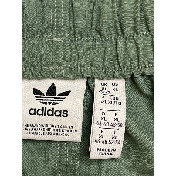 Adidas Originals Adicolor 3-Stripes cargo wide leg drawstring hem pants, size XL - Picture 5 of 16
